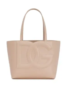 Маленькая сумка-тоут с логотипом DG Dolce & Gabbana, нейтральный 19390322 | нейтральные цвета