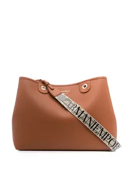 Сумка-тоут с логотипом Emporio Armani, коричневый 16376116 | коричневый