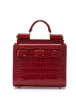 Сумка-тоут Sicily 62 размера мини Dolce & Gabbana, красный 15748260 | красный