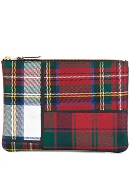Клатч в клетку Comme des Garçons, красный 11797366 | красный