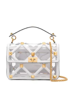 Сумка через плечо Roman Stud среднего размера Valentino Garavani, белый 20079952 | белый