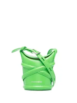 Микро-сумка через плечо The Curve Alexander McQueen, зеленый 18911938 | зеленый