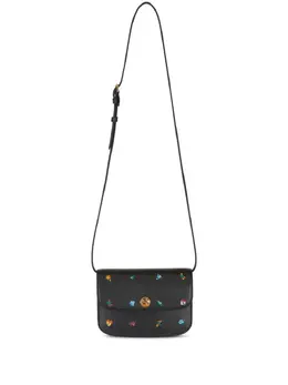 Мини-сумка на плечо Essential с цветочной вышивкой Etro, черный 22425516 | черный