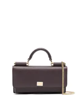 Мини-сумка с узором Dolce & Gabbana, фиолетовый 27323377 | фиолетовый
