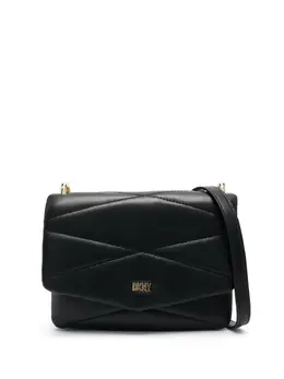 Стеганая сумка через плечо DKNY, черный 20003656 | черный