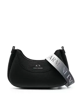 Сумка через плечо с тисненым логотипом Armani Exchange, черный 19960638 | черный