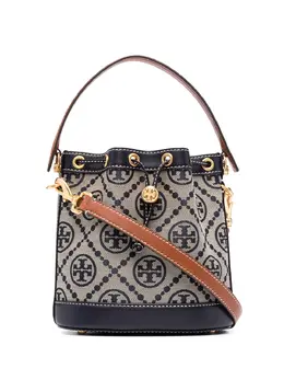 Сумка-ведро T Monogram Tory Burch, нейтральный 16426104 | нейтральные цвета