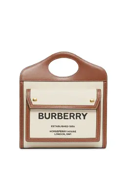 Сумка-тоут Pocket размера мини Burberry, нейтральный 16732579 | нейтральные цвета