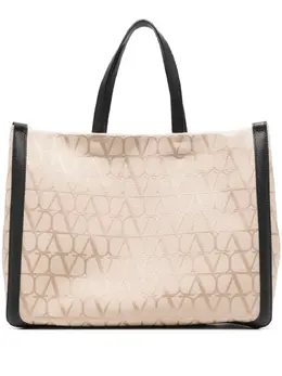 Сумка-тоут с логотипом VLogo Signature Valentino Garavani, нейтральный 22583496 | нейтральные цвета