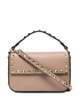 Мини-сумка Rockstud с верхней ручкой Valentino Garavani, нейтральный 17781947 | нейтральные цвета