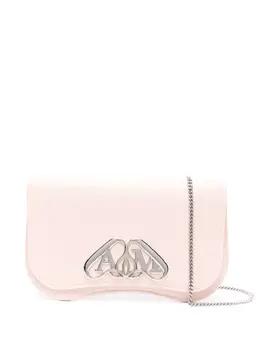 Сумка через плечо с логотипом Alexander McQueen, розовый 22256413 | розовый