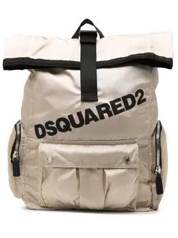 Рюкзак с логотипом и пряжкой Dsquared2, нейтральный 18221280 | нейтральные цвета