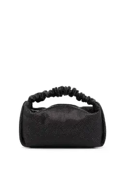 Мини-сумка Scrunchie с кристаллами Alexander Wang, черный 20320415 | черный