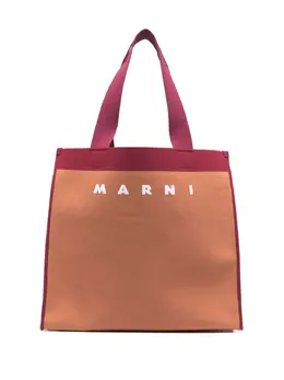Сумка-тоут с логотипом Marni, оранжевый 18451428 | оранжевый