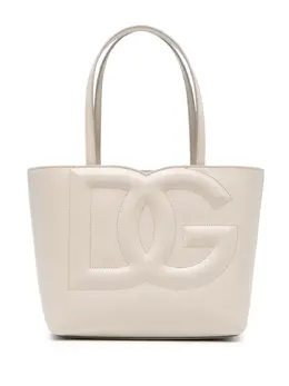 Маленькая сумка-тоут с логотипом DG Dolce & Gabbana, нейтральный 20998928 | нейтральные цвета