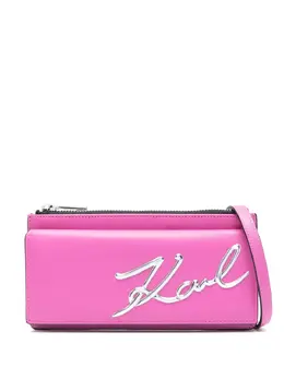 Сумка через плечо K/Signature Karl Lagerfeld, розовый 23097502 | розовый
