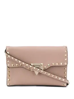 Клатч с декором Rockstud Valentino Garavani, розовый 15738391 | розовый
