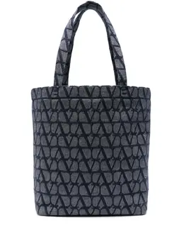 Джинсовая сумка-тоут Vlogo Valentino Garavani, синий 22758092 | синий