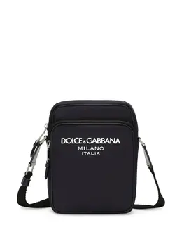 Сумка через плечо с логотипом Dolce & Gabbana, синий 22056049 | синий