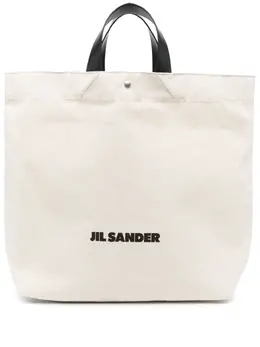Сумка-тоут с логотипом Jil Sander, нейтральный 22301534 | нейтральные цвета