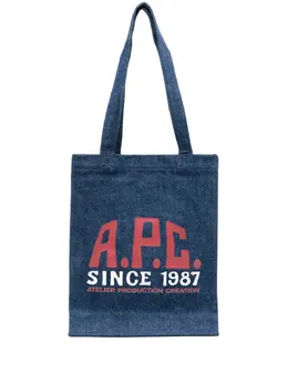 Сумка-тоут Lou A.P.C., синий 28068247 | синий