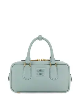 Сумка Arcadie из кожи с верхней ручкой Miu Miu, синий 31176273 | синий