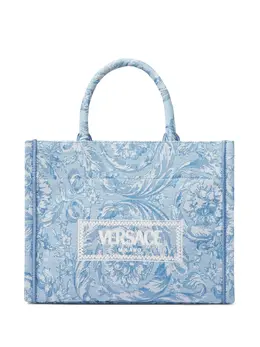 Маленькая сумка-тоут Barocco Athena Versace, синий 22708365 | синий