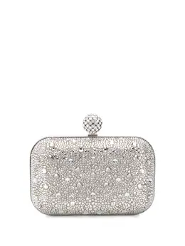 Клатч Cloud с кристаллами Jimmy Choo, серебяный 14548883 | серебристый