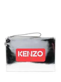 Клатч Iconic с логотипом Kenzo, серебяный 21027100 | серебристый