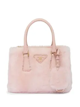 Мини-сумка Galleria из овчины Prada, розовый 19468566 | розовый