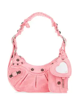 Мини-сумка на плечо Le Cagole Balenciaga, розовый 20114049 | розовый