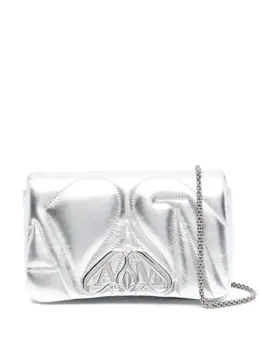 Мини-сумка на плечо The Seal Alexander McQueen, серебяный 22403839 | серебристый