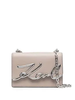 Маленькая сумка через плечо K/Signature Karl Lagerfeld, серый 19619203 | серый