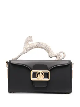 Сумка на плечо со стразами Lanvin, черный 20132348 | черный