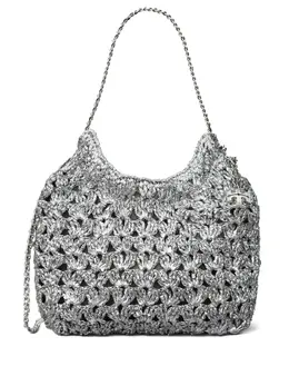 Мини-сумка через плечо Fleming Tory Burch, серебяный 30107441 | серебристый