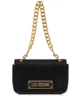 Сумка через плечо с логотипом Love Moschino, черный 27022813 | черный
