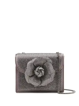 Мини-сумка Tro с кристаллами Oscar de la Renta, серый 21998476 | серый