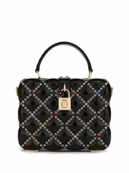 Сумка Dolce Box со стразами Dolce & Gabbana, черный 17566019 | черный
