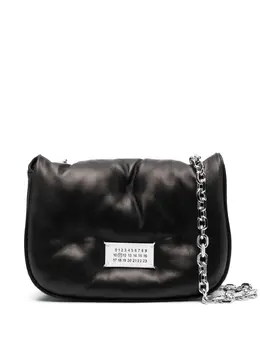 Маленькая сумка на плечо Glam Slam Flap Maison Margiela, черный 19478116 | черный