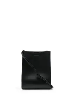 Сумка на плечо с плетеным ремнем Jil Sander, черный 18584887 | черный
