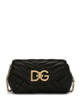Маленькая стеганая сумка через плечо Lop Dolce & Gabbana, черный 18825408 | черный
