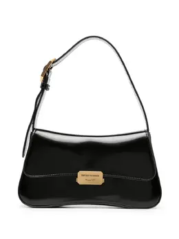 Сумка на плечо с логотипом Emporio Armani, черный 21029815 | черный