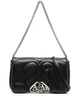 Маленькая сумка на плечо The Seal Alexander McQueen, черный 21235818 | черный