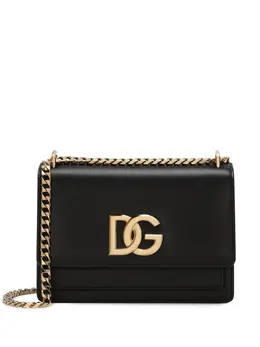 Сумка через плечо с логотипом Dolce & Gabbana, черный 22052992 | черный