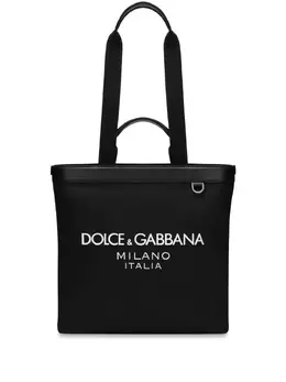 Сумка-тоут Shopping с логотипом Dolce & Gabbana, черный 22054410 | черный
