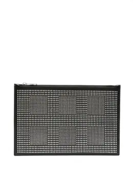 Клатч с заклепками Alexander McQueen, черный 22262707 | черный