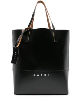 Сумка-тоут Tribeca из искусственной кожи с логотипом Marni, черный 22293213 | черный