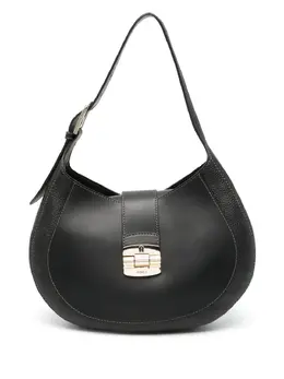Сумка на плечо с тисненым логотипом Furla, черный 22322562 | черный