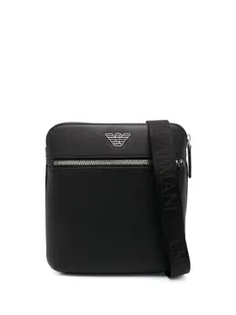 Маленькая сумка-мессенджер из искусственной кожи Emporio Armani, черный 19108211 | черный