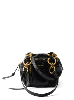 Сумка-тоут размера мини Prada, черный 27551301 | черный